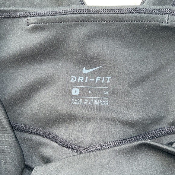 Black mesh Womens Nike Leggings - Picture 2 of 5